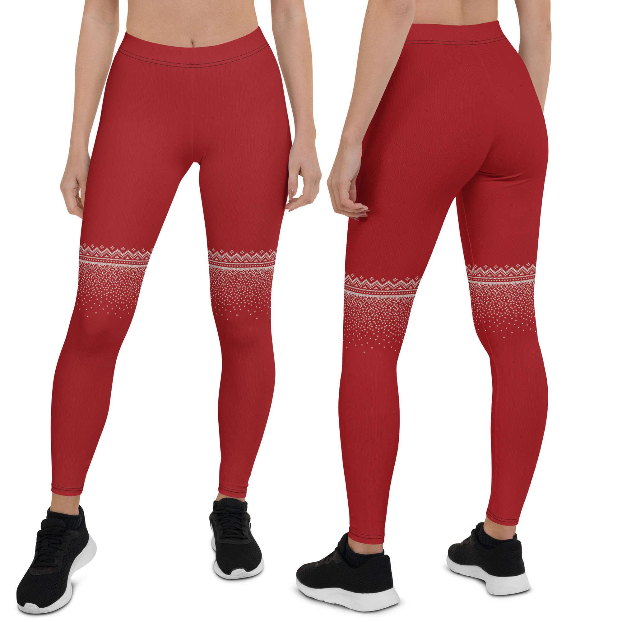 Christmas Sweater style printing leggings