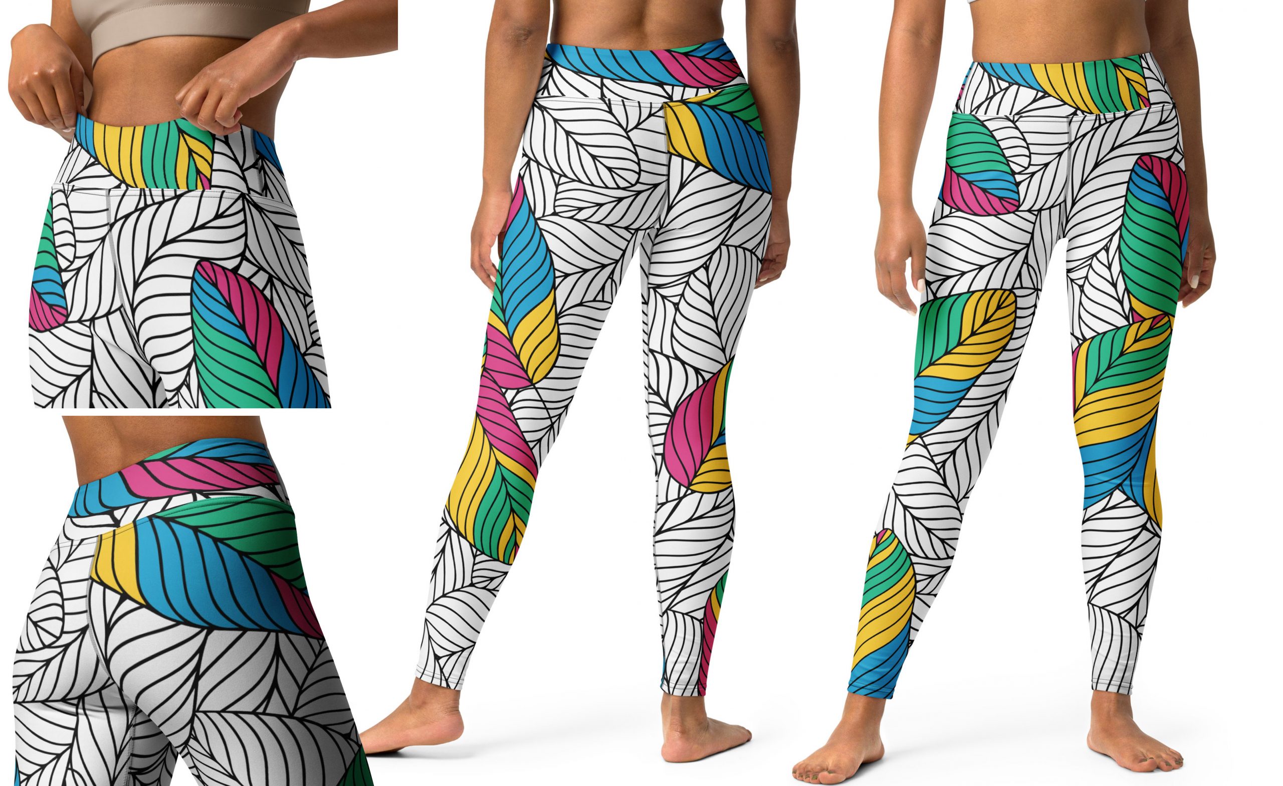 colorful botanical legging 2