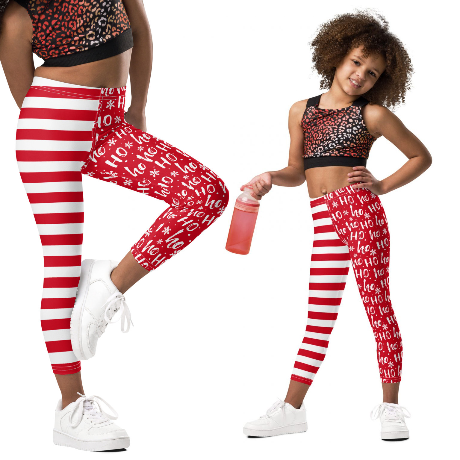 red stripped legging for christmas