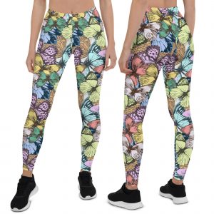 Colorful butterflies Leggings