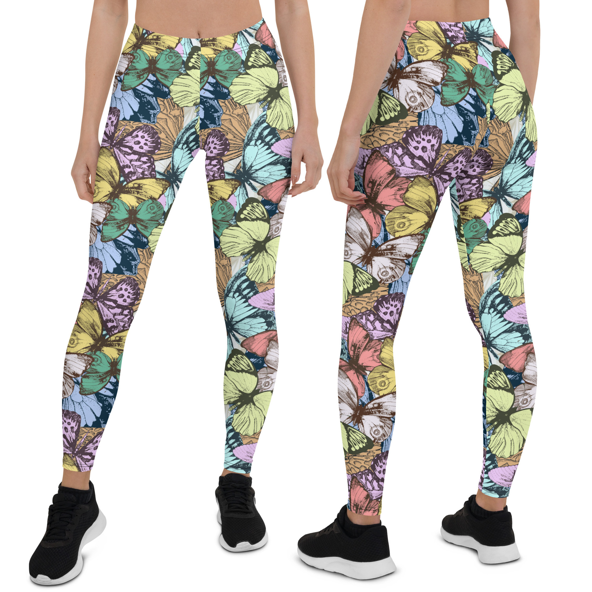 colorful butterfly legging