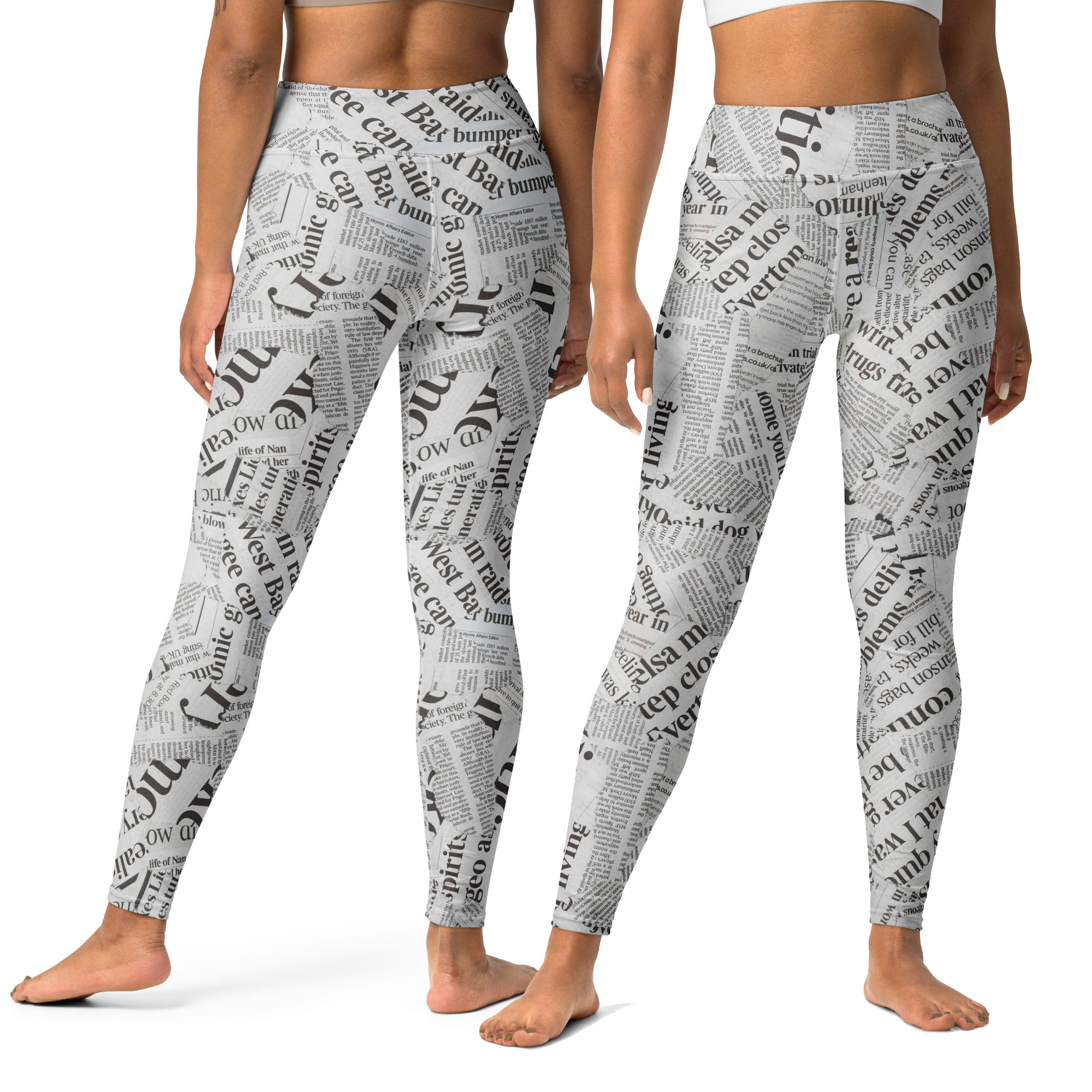 newspaper legging