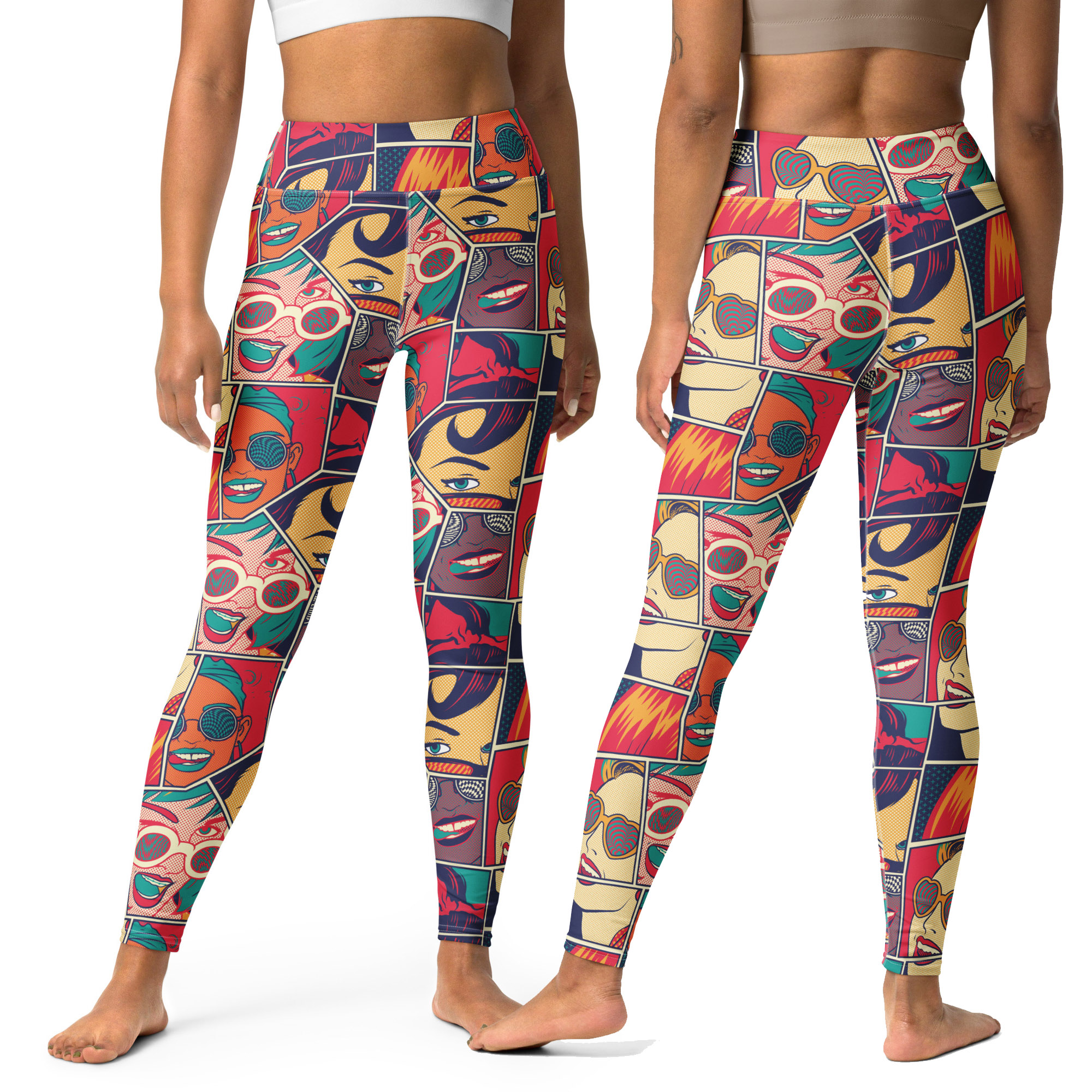 pop art legging