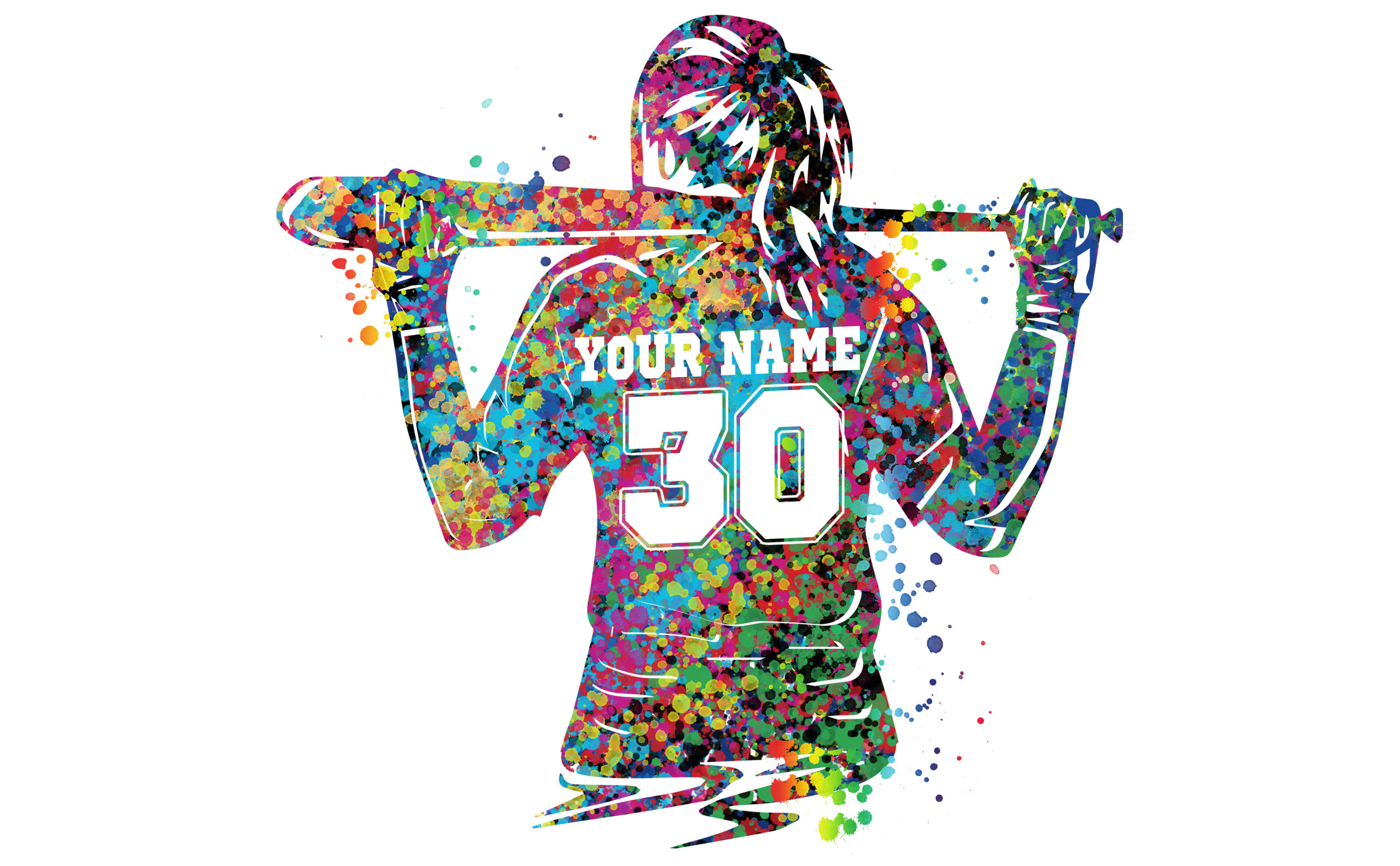 custom girl baseball gift