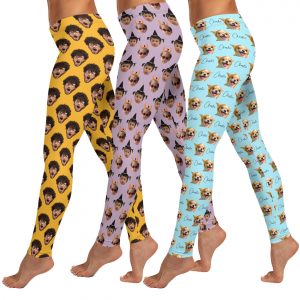 Personalized photo leggings, Personalized Dog Cat photo leggings, Custom bottom Toddler
