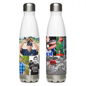 Custom Photo collage Stainless steel water bottle