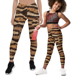 feline fur mom and me matching Leggings - Mom and kid matching leggings