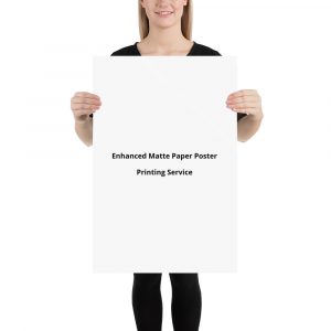 Museum-quality posters made on thick matte paper-Printing service